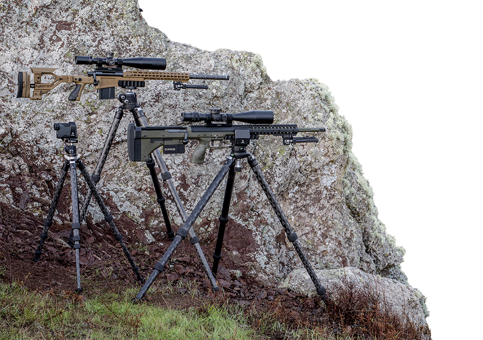 Vyce with other tripods outdoors