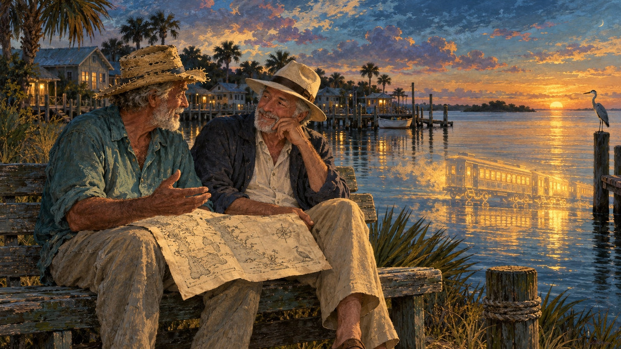 Cedar Key: Florida Man and the Map of the Missing Station