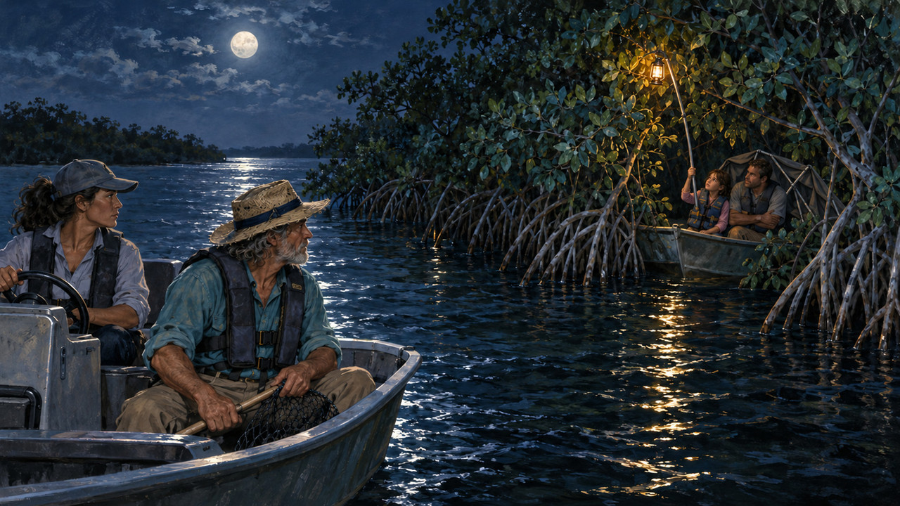 Ten Thousand Islands: Florida Man and the Knock Behind the Mangroves
