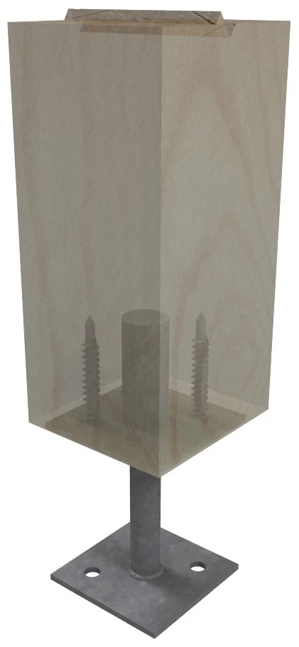 300 LEG PIN TYPE POST SUPPORT - Lamcal Builders Supplies