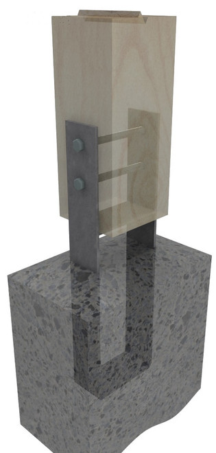 Post Anchor High Wind 450 x 50mm for 90mm post