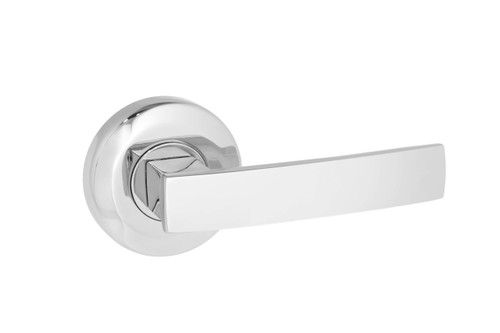 ANGULAR PASSAGE SET BRIGHT CHROME