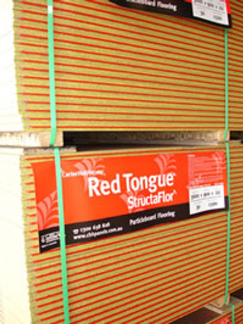 PANELFLOOR 3600 X 800 X 22 RED TOUNGE