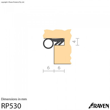 RP530 Silicon Weather Strip - Lamcal Builders Supplies