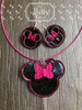 4x4 Girl Mouse Jewelry (Earrings and Necklace Set)