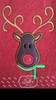 Both 4x4 & 5x7 Reindeer  Applique