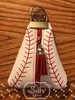 5x7 Triangle Zip Pouch Medium Baseball