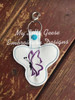 Key Chain Spinner Case Butterfly Side