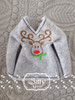 5x7 Elf Sweater Reindeer