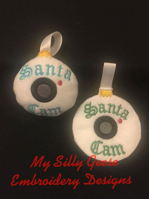 Santa Cam Ornament Set 