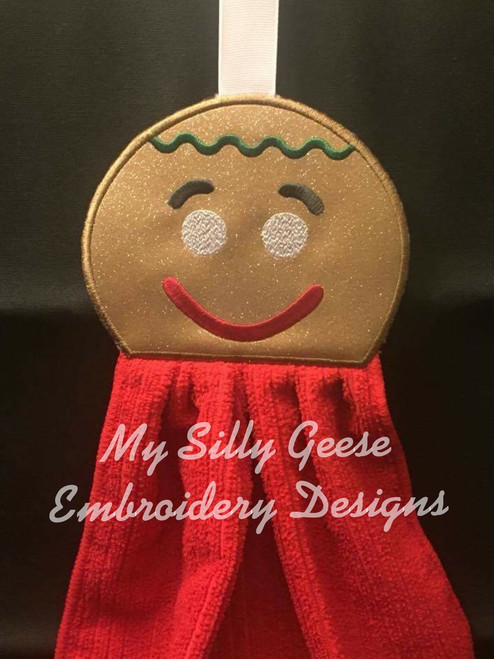 5x7 Gingerbread Man Peeker