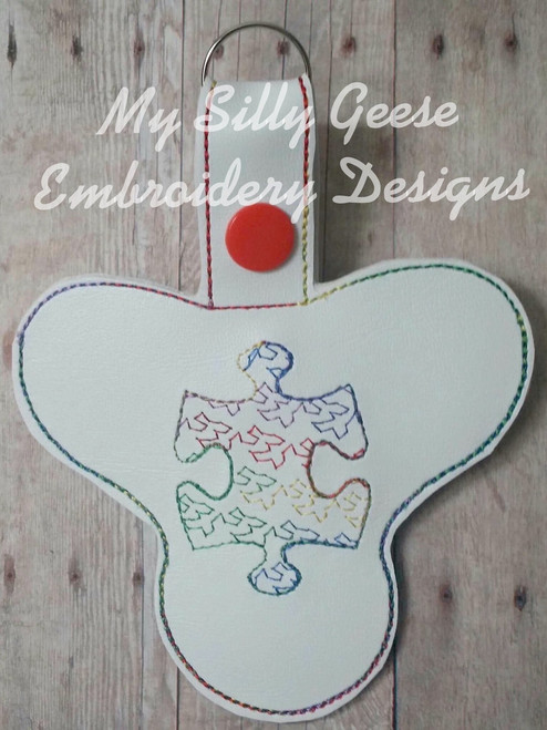 Key Chain Spinner Case Autism