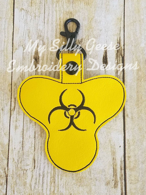 Key Chain Spinner Case Biohazard