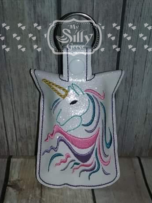 5x7 Sanitizer Case Unicorn Satin
