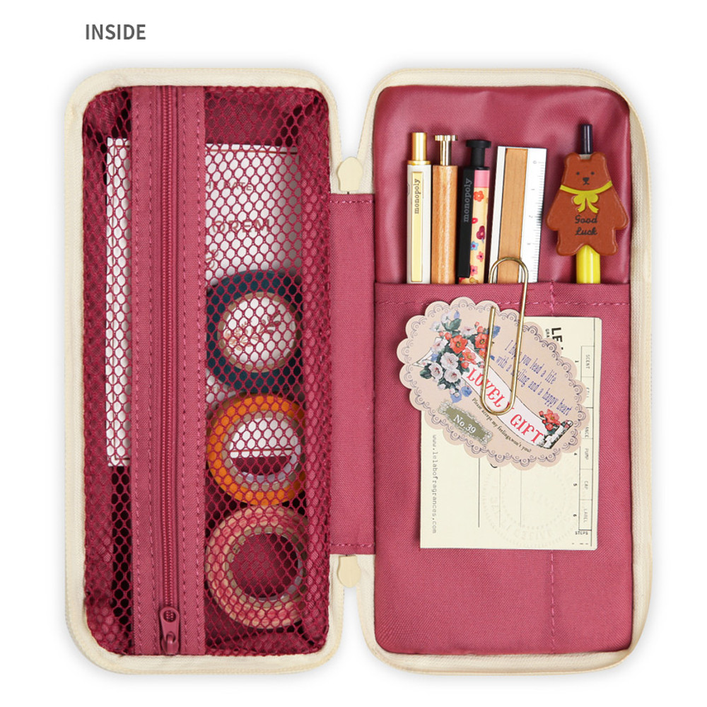 Main compartment - Monopoly Mellow M-pocket zipper pencil case pouch