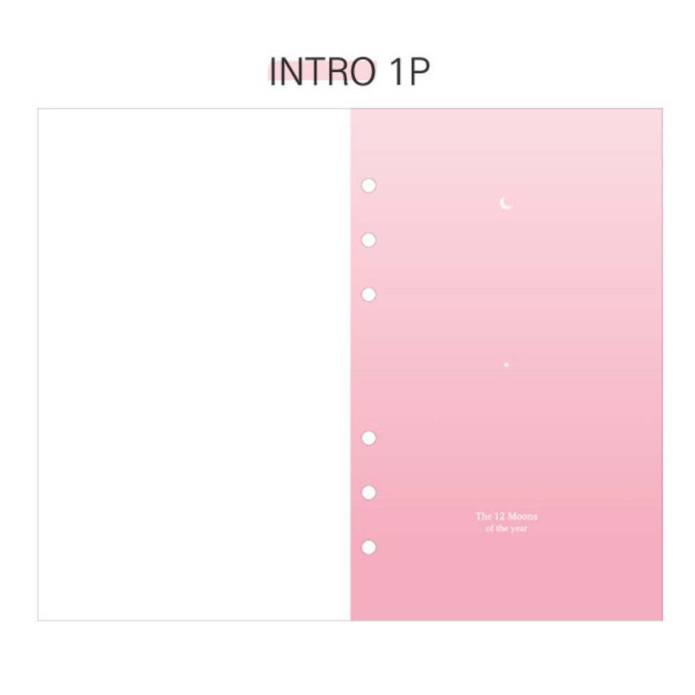 Intro - Second Mansion Moment A6 6-ring dateless weekly diary planner