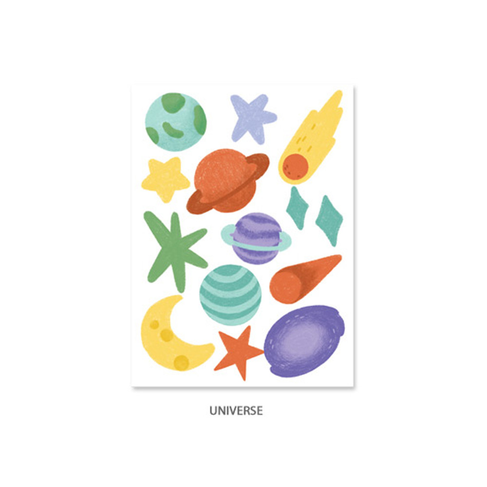 Universe - O-CHECK Spring come removable paper deco sticker