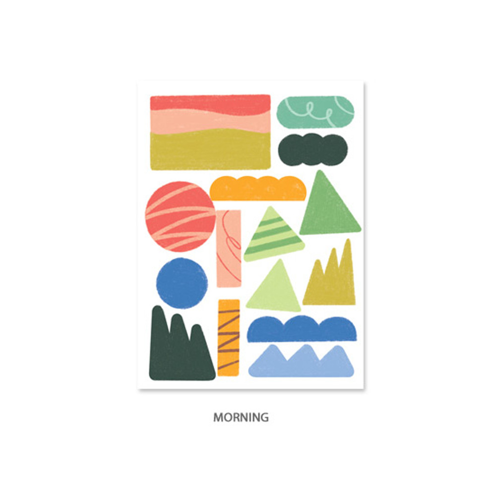 Morning - O-CHECK Spring come removable paper deco sticker