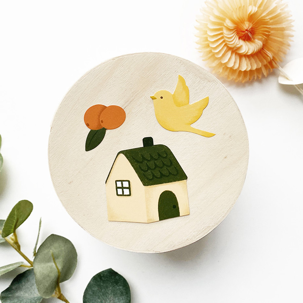 Forest - O-CHECK Spring come removable paper deco sticker
