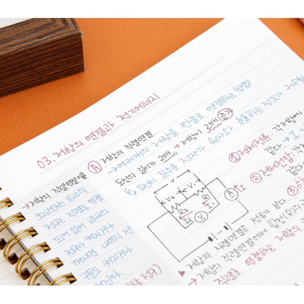 Lined page - Oh-ssumthing O-ssum spiral lined grid blank notebook