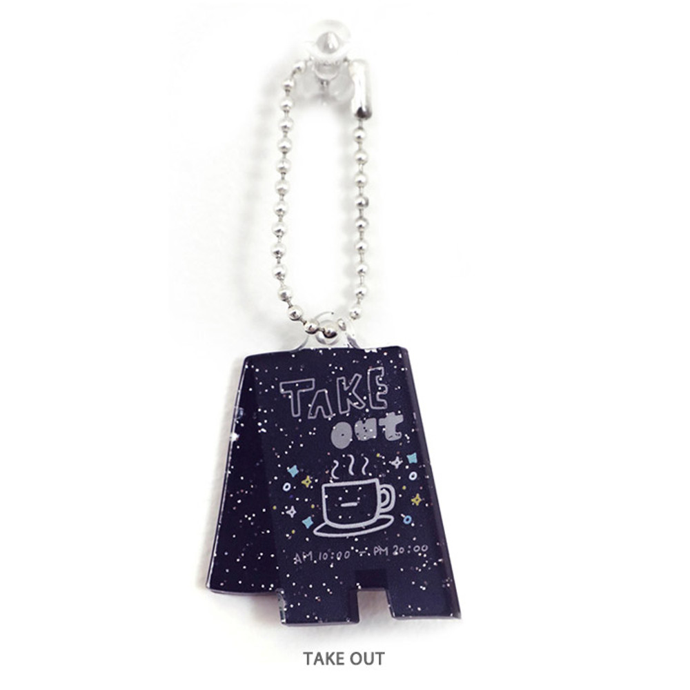 Take out - Oh-ssumthing O-ssum shiny charm with chain strap