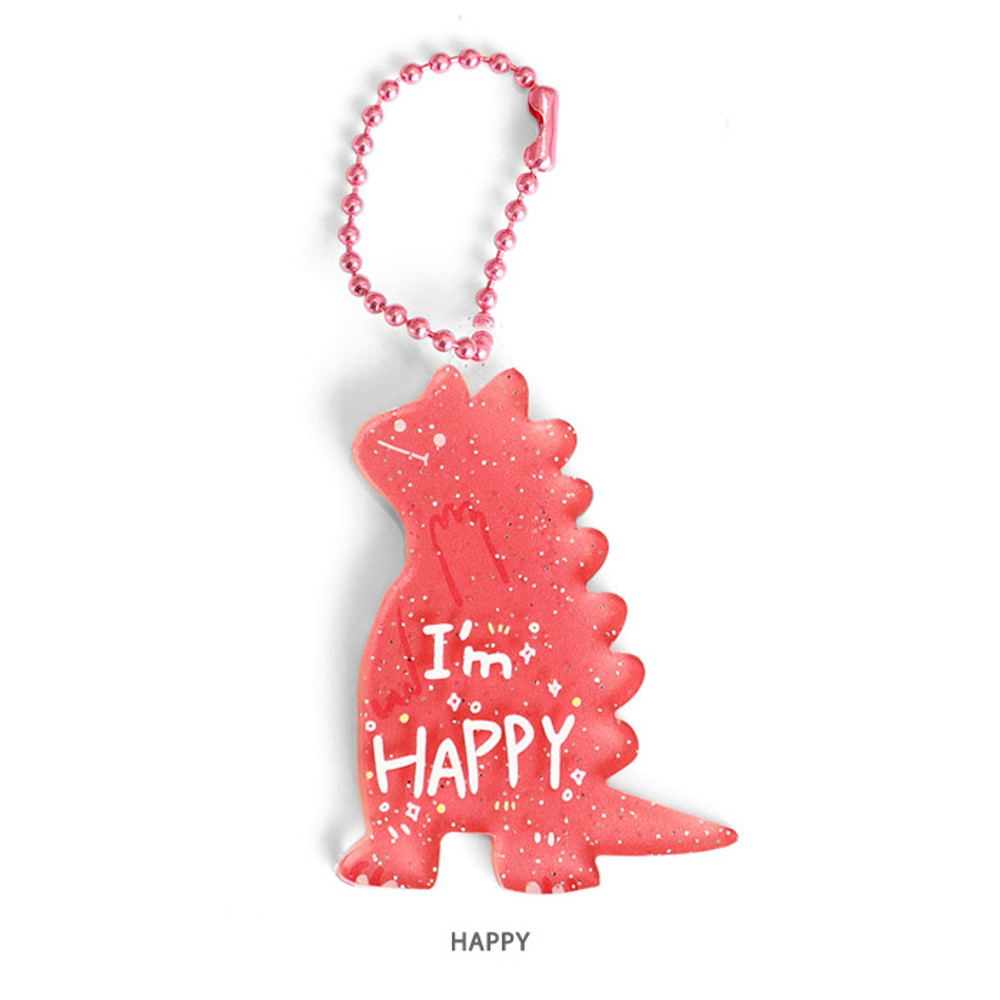 Happy - Oh-ssumthing O-ssum shiny charm with chain strap