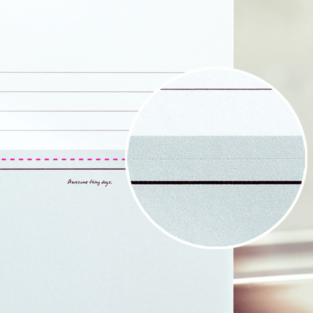 With perforated line - Oh-ssumthing O-ssum memo notepad 918 with the perforated line