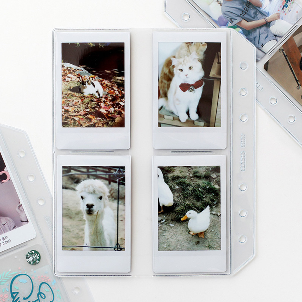 2NUL Photo 8 pockets for A6 wide 6-ring binder