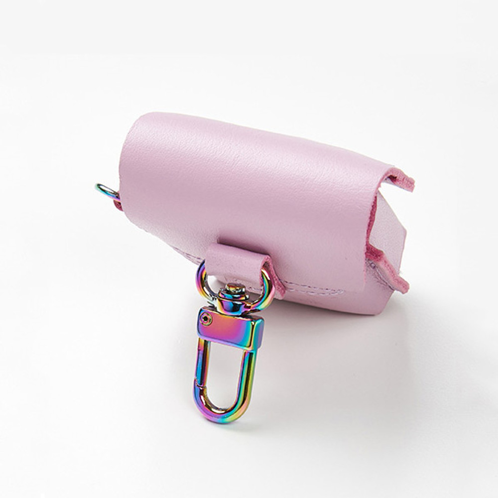 Antenna Shop Holographic real leather AirPods case bag