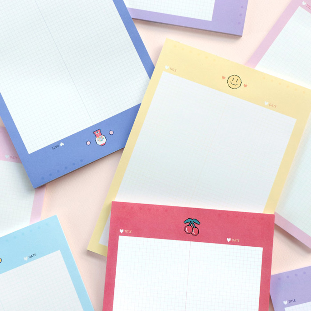 ICONIC Sweet B5 size grid notes memo notepad