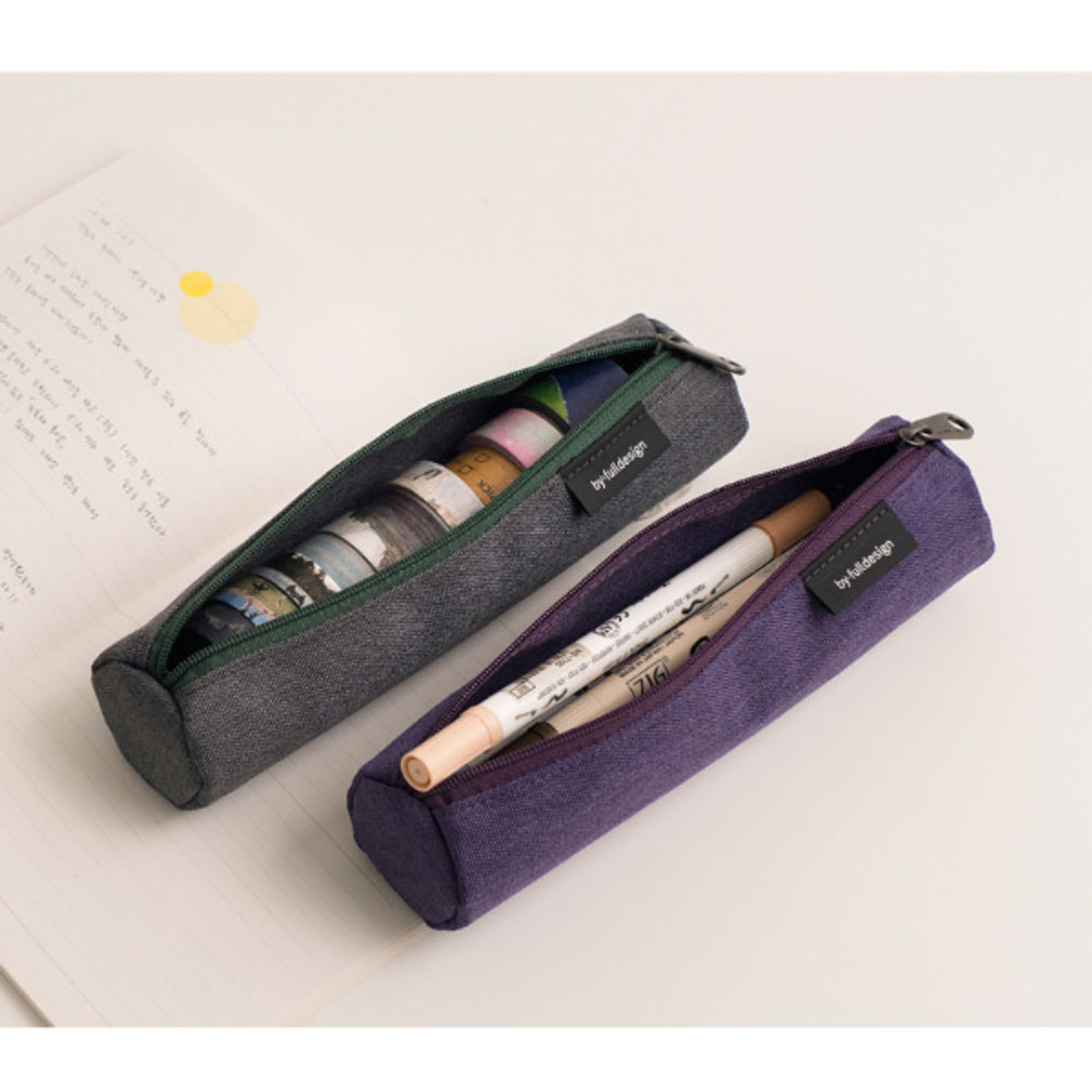 Byfulldesign Super Single Zipper Pencil Case Pouch Ver7