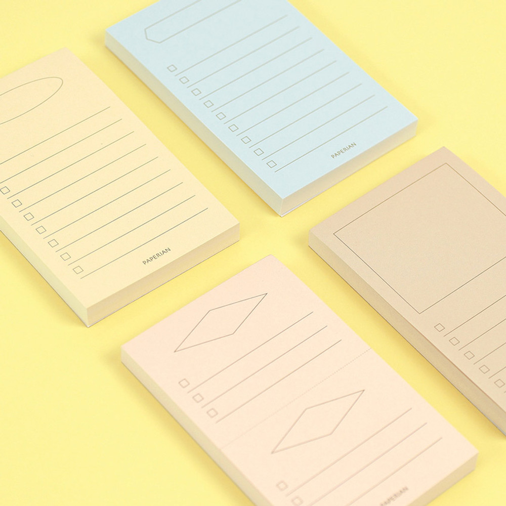 PAPERIAN Make a memo my checklist notepad
