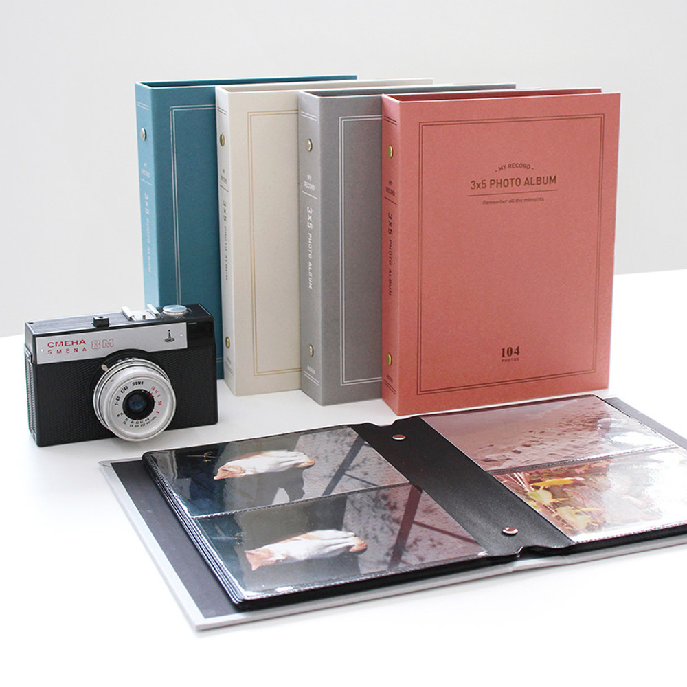 Indigo My record 3X5 slip in the pocket photo album