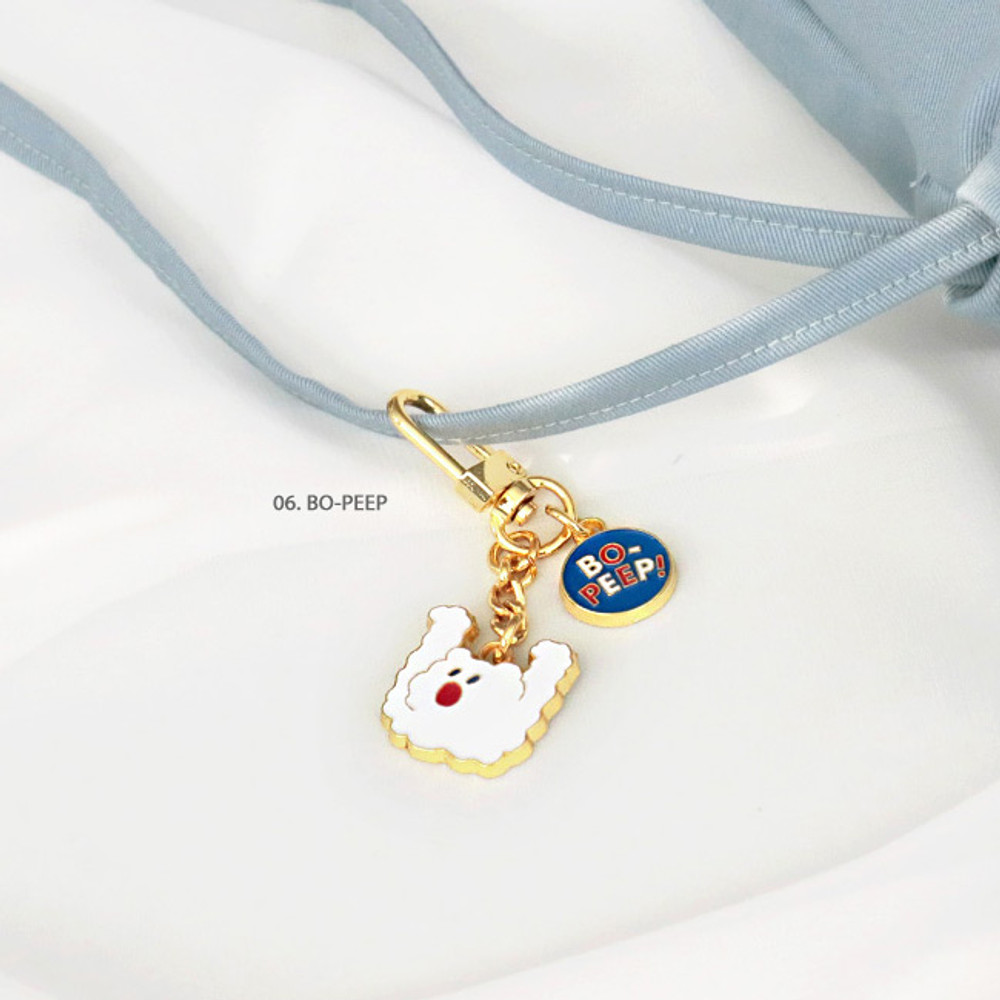 06 Bo-peep - ICONIC Merry metal keyring key clip key chain