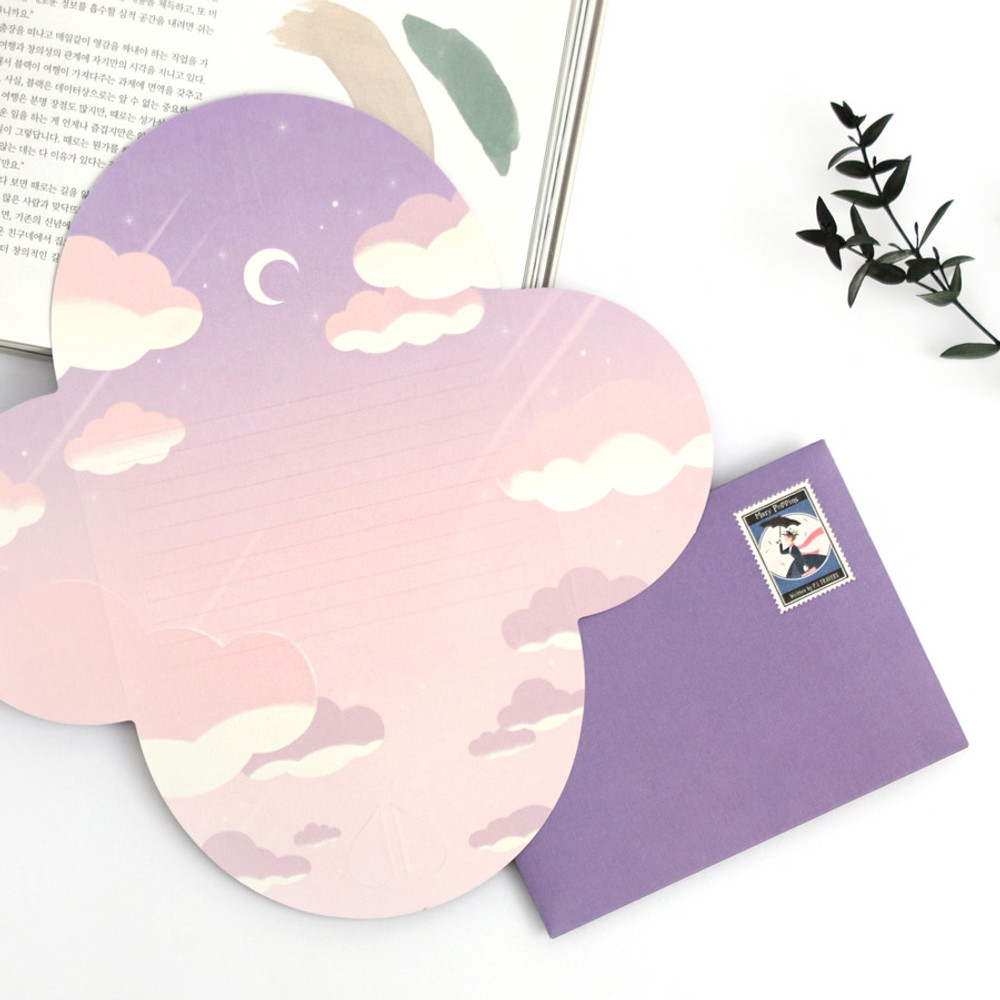 Bookfriends World literature folding letter 4 sheets set