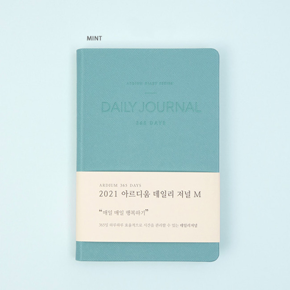 Mint - Ardium 2021 365 days medium dated daily journal diary