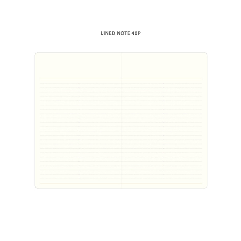 Lined note - 2021 Making memory medium dated weekly planner
