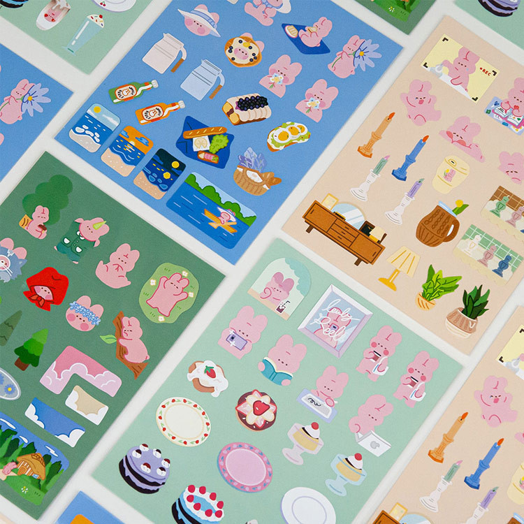 DESIGN GOMGOM Reeli removable deco sticker ver2