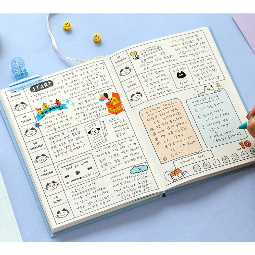 ICONIC 2021 Doremi dated weekly diary planner