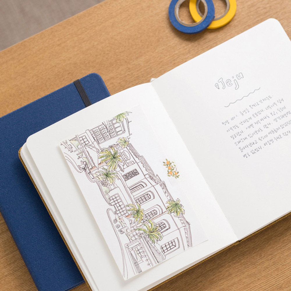 Byfulldesign Making memory small and wide blank notebook