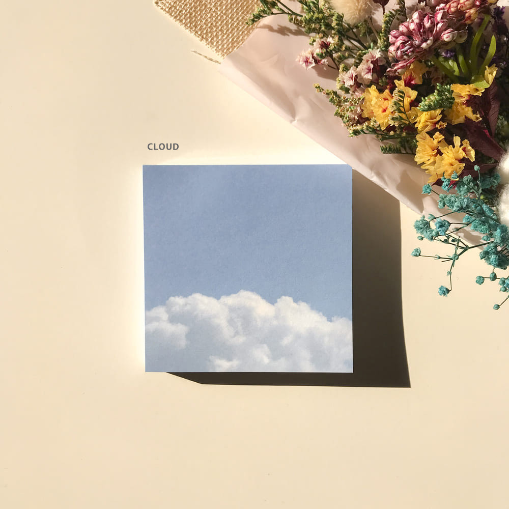 Cloud - Meri Film Mood of the day memo writing notepad