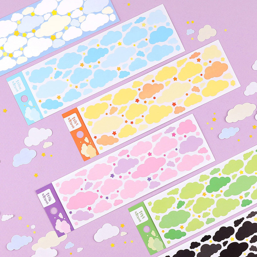 Wanna This Forest's Cloud Paper Sticker