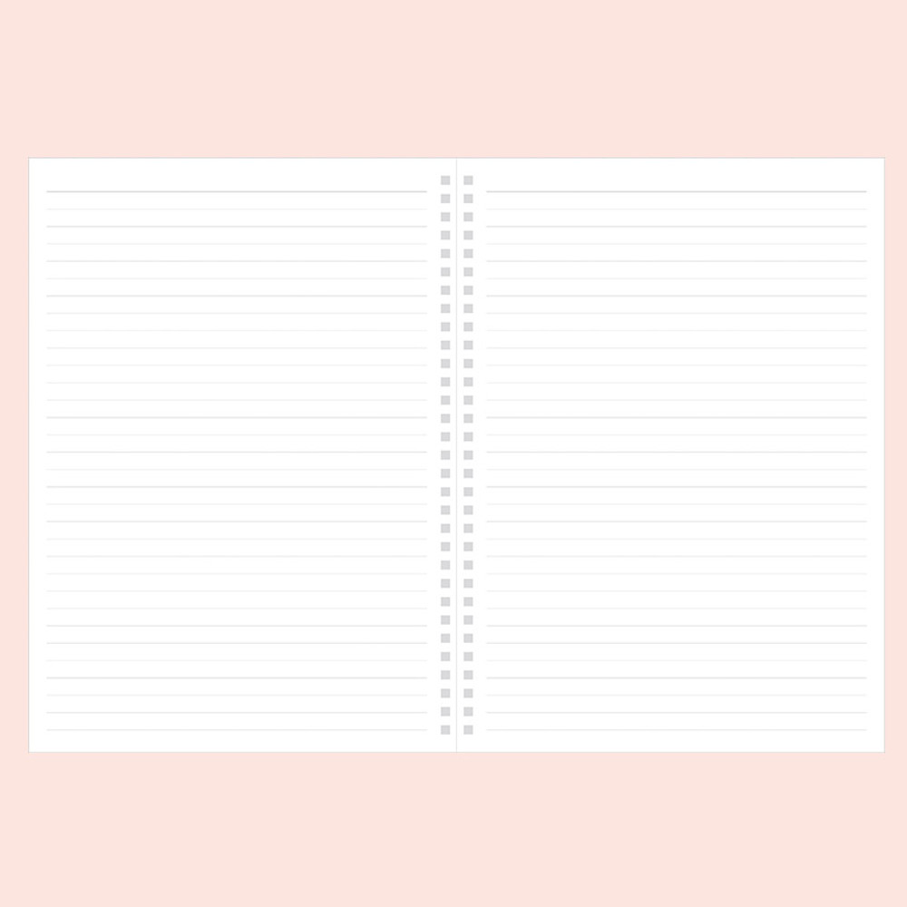 Lined notebook - Indigo Basic B5 sprial binding lined notebook
