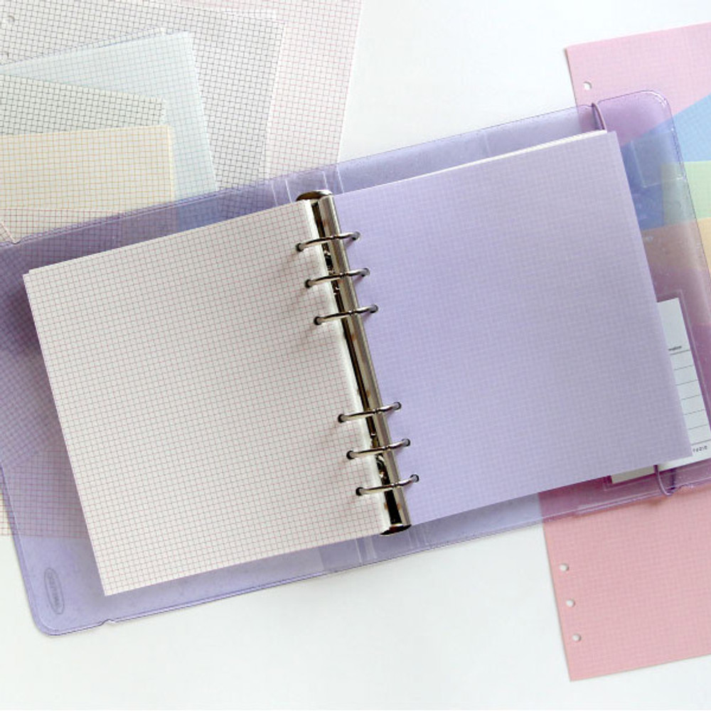 Jam Studio Budget planner wide A6 6 ring paper refill set