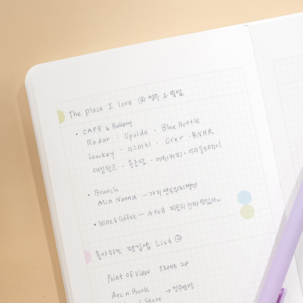 Byfulldesign The Way of Recording Grid Notebook