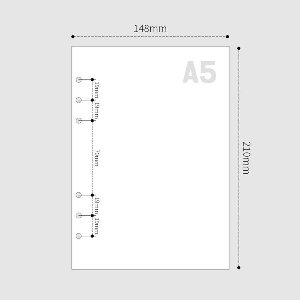 A5/A6 Binder Only – Papers by Jessica Ann