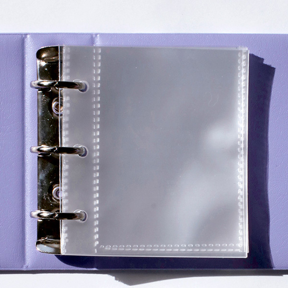 Instax Mini 3 Ring Binder + Photo Pocket Set, Pink Check