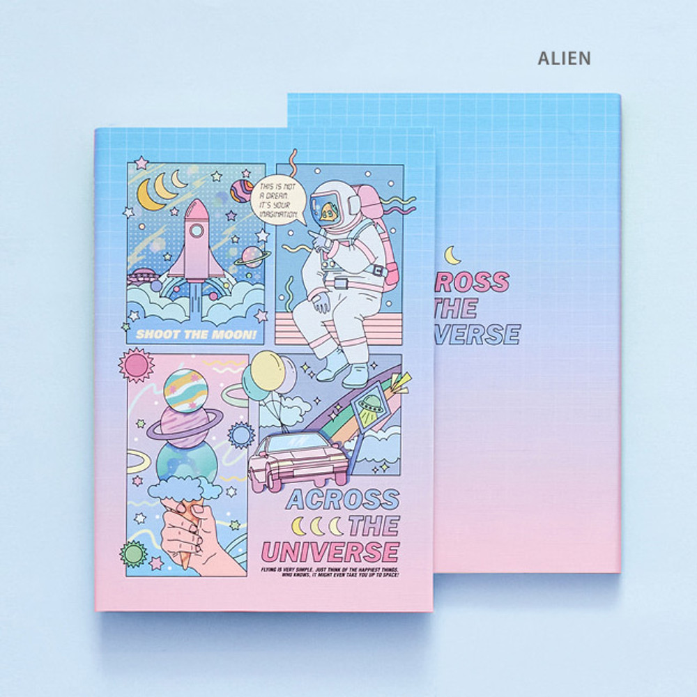 Alien - Ardium Soft plus large lined notebook