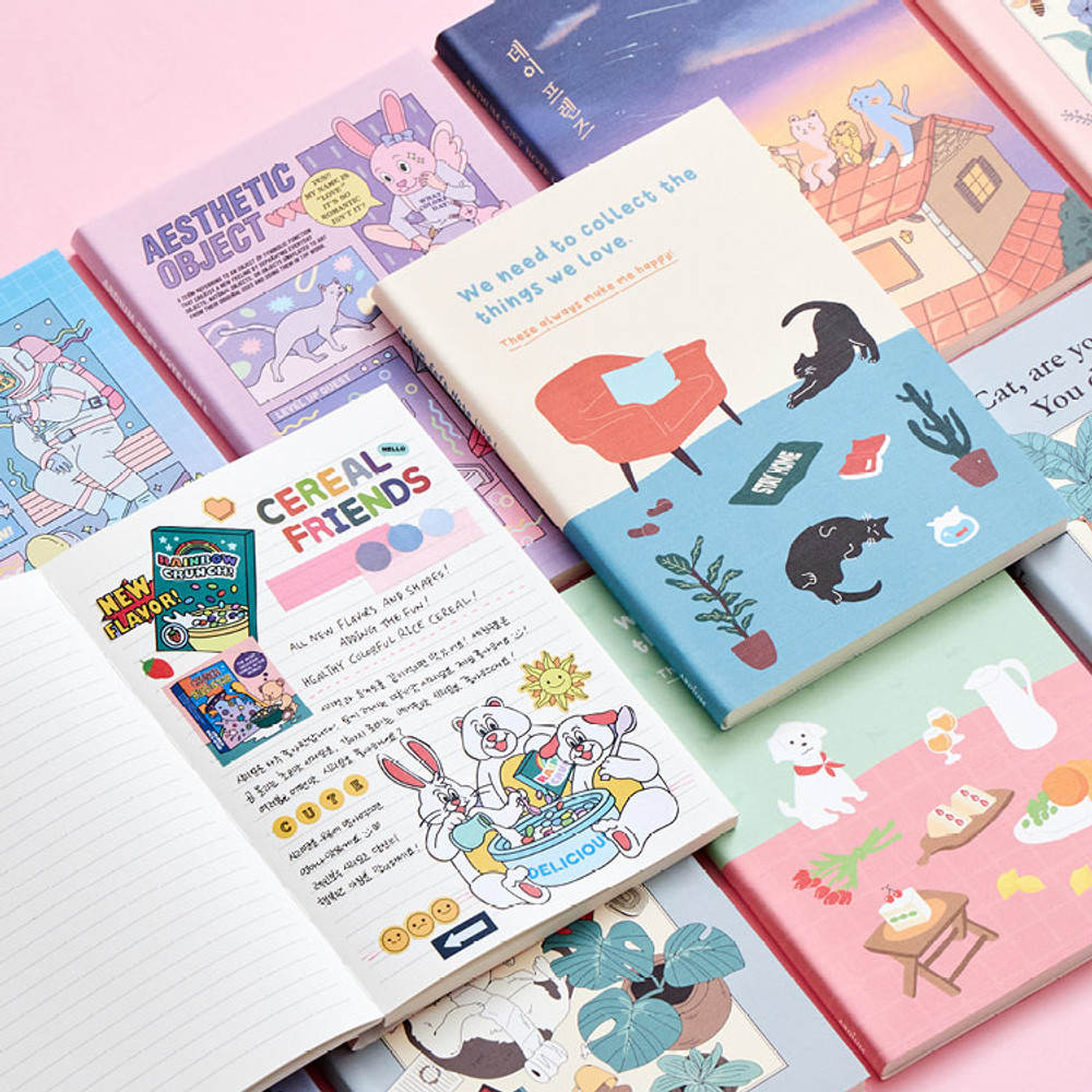 Usage example - Ardium Soft plus large lined notebook