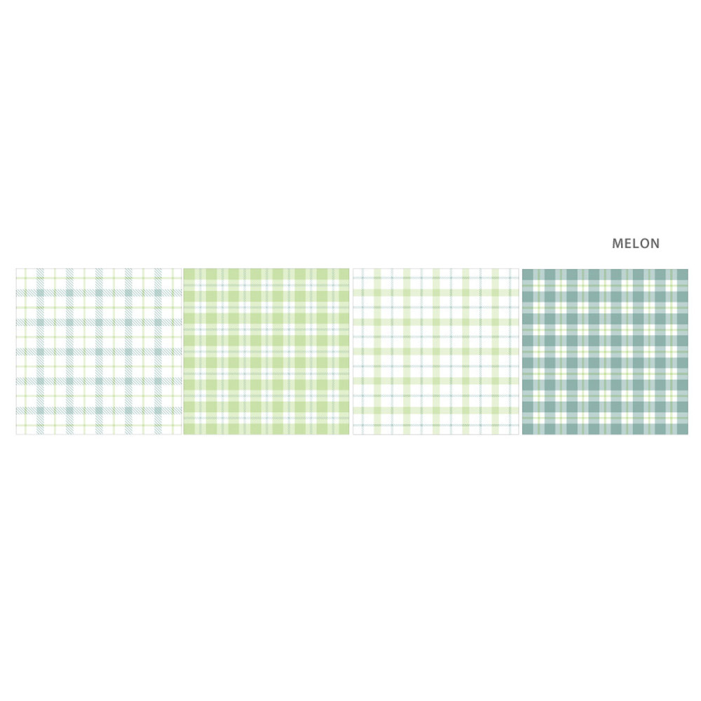 Melon - Wanna This Stitch check 4 designs memo notepad